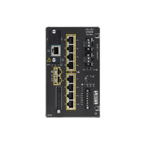 CISCO IE-3400-8P2S-E SWITCH