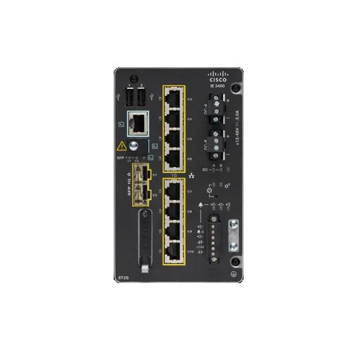 CISCO IE-3400-8T2S-E SWITCH