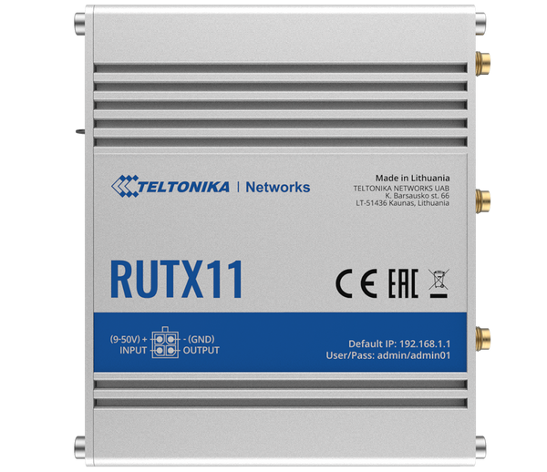 TELTONIKA RUTX11 ROUTER (RUTX11100400)