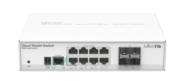 MIKROTIK CRS112-8G-4S-IN CLOUD ROUTER SWITCH